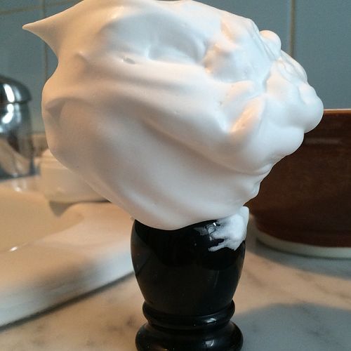 Shaving soap foam