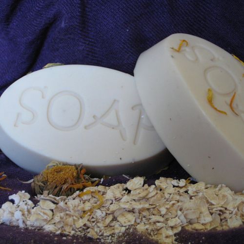 Bar oats, calendula and hiperyc  soap