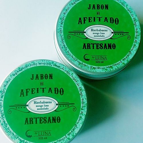 Shaving soap with tons of mentol!