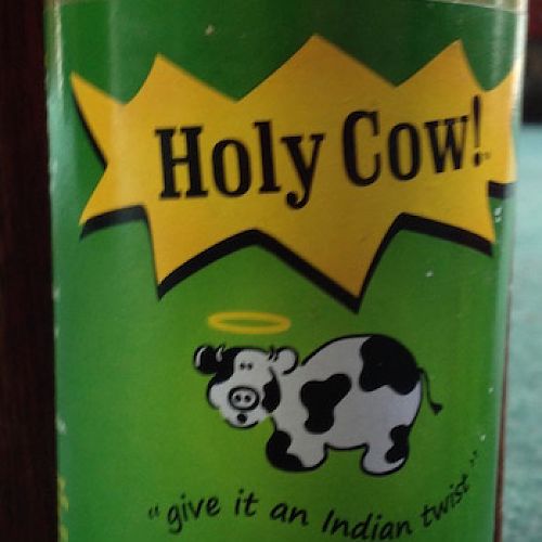 Holy Cow hot sauce