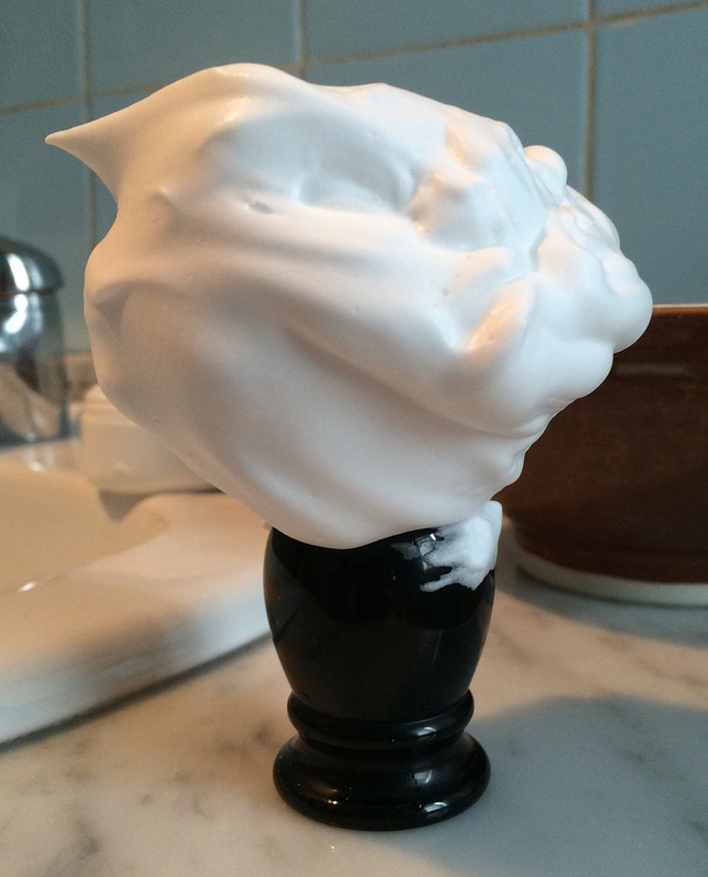 Shaving soap foam